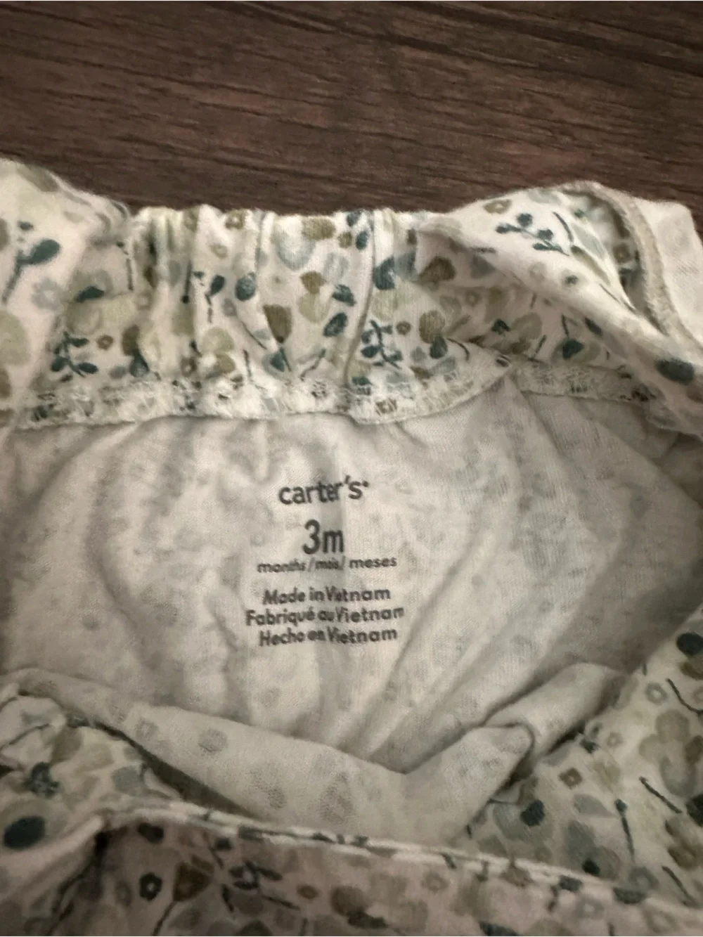 Carter's Pink Watermelon Print & White Floral Baby Rompers (2-Pack)